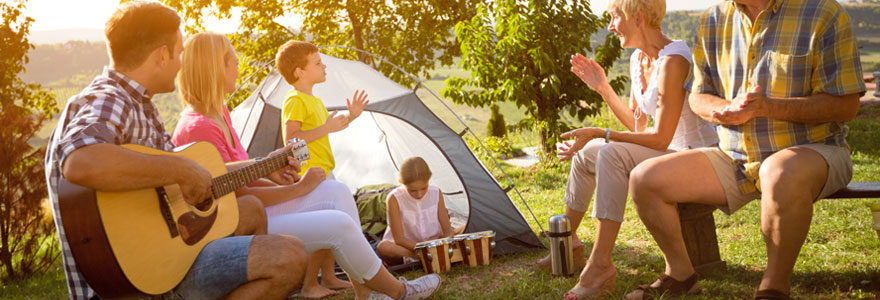 Camping en famille